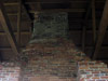 Chimney inside Samuel Hartwell House Site