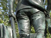 Nice ass of Minute Man statue