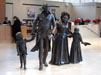 Life-sized bronze sculptures of George and Martha Washington and Mrs. Washington’s two grandchildren, Nelly and Washy