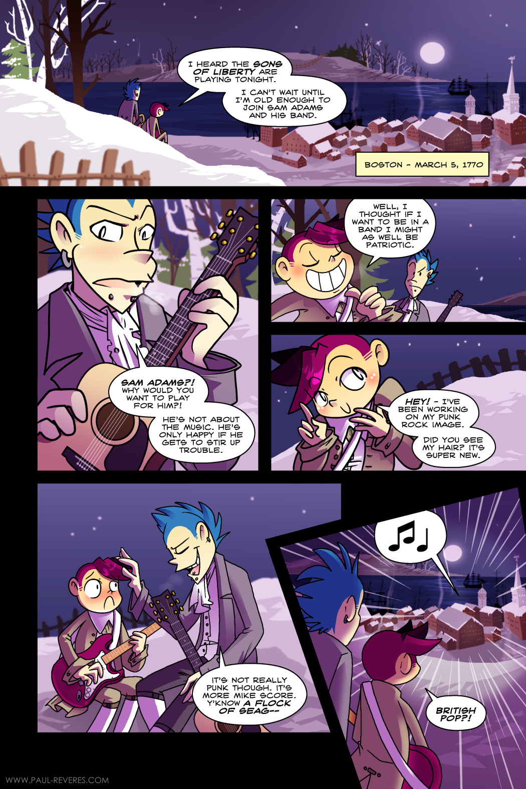 The Paul Reveres - Issue 1, Page 1