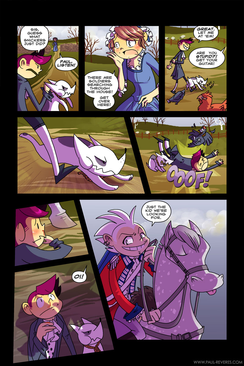 Hover Text: The Paul Reveres - Issue 1, Page 5